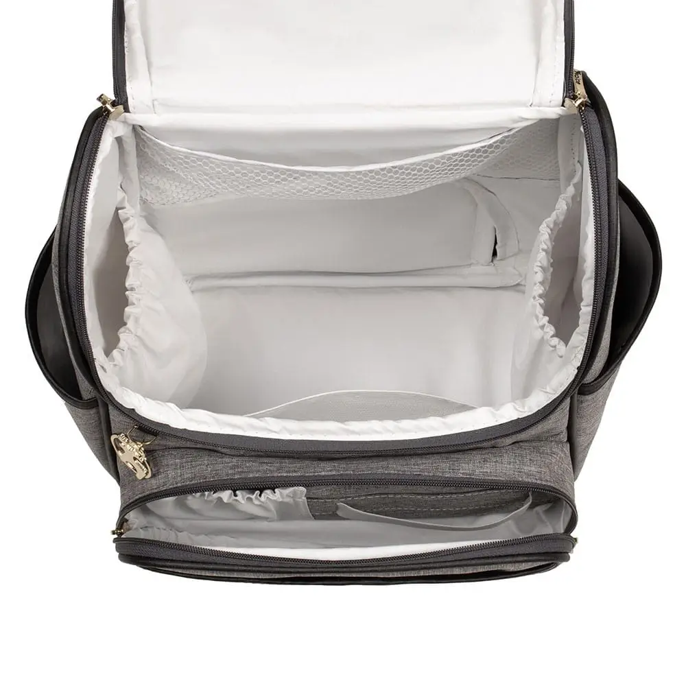 Kit Mochila e Mala Maternidade Multifuncional Lebaby 2 em 1 Cinza Mescla - Miniatura 10