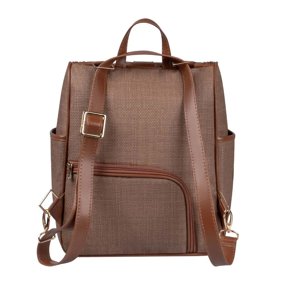 Bolsa Mochila Maternidade Multifuncional Lebaby 2 em 1 Cappuccino - Miniatura 3