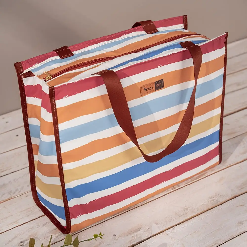 Kit Bolsa Maternidade Alce Bag e Trocador Portátil Listras - Miniatura 13