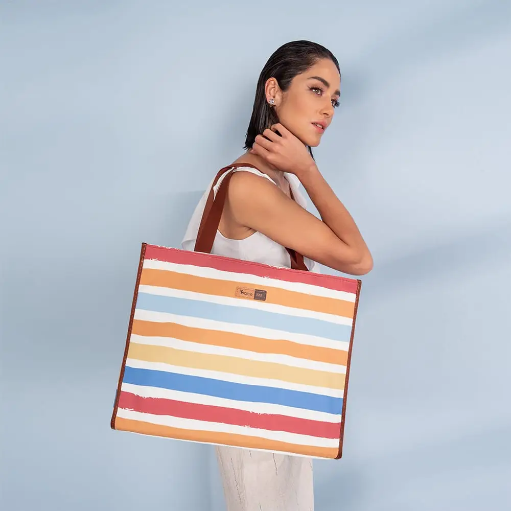 Kit Bolsa Maternidade Alce Bag e Trocador Portátil Listras - Miniatura 15