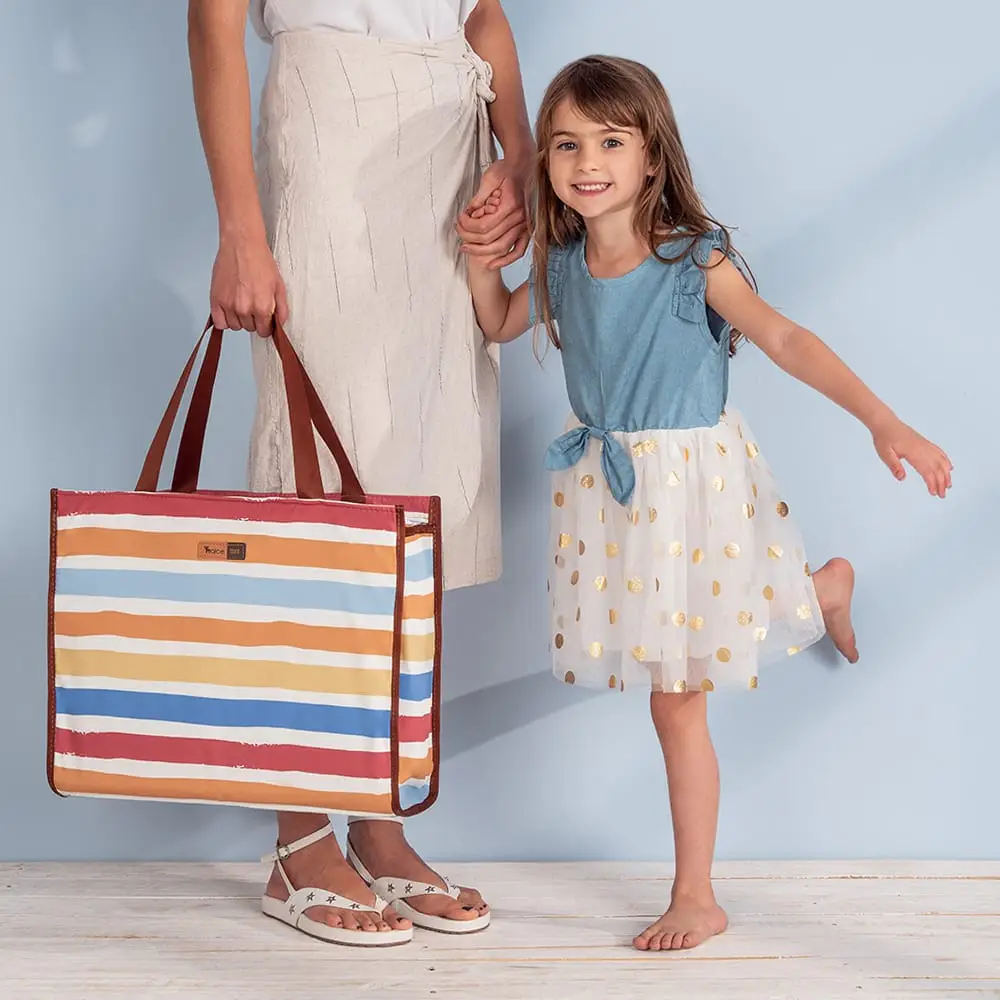 Kit Bolsa Maternidade Alce Bag e Trocador Portátil Listras - Miniatura 18