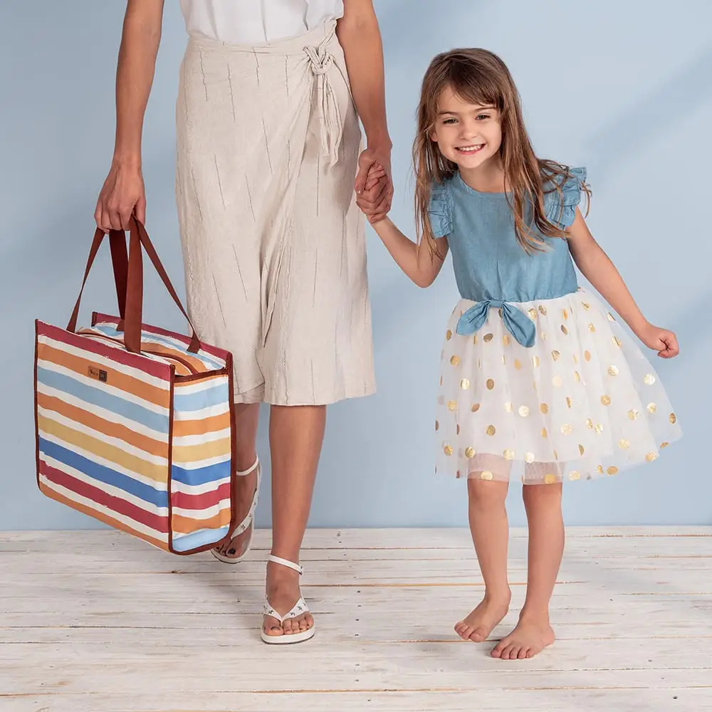 Kit Bolsa Maternidade Alce Bag e Trocador Portátil Listras - Miniatura 19