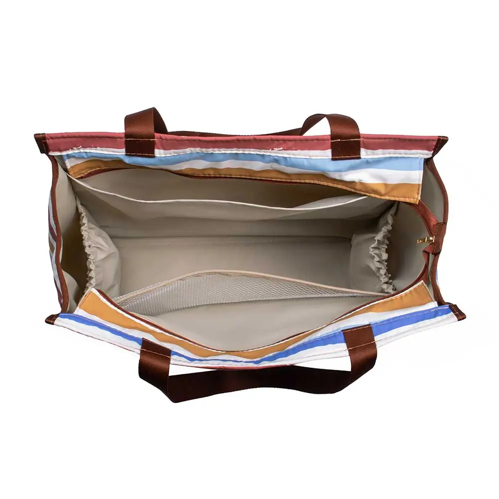 Kit Bolsa Maternidade Alce Bag e Trocador Portátil Listras - Miniatura 5