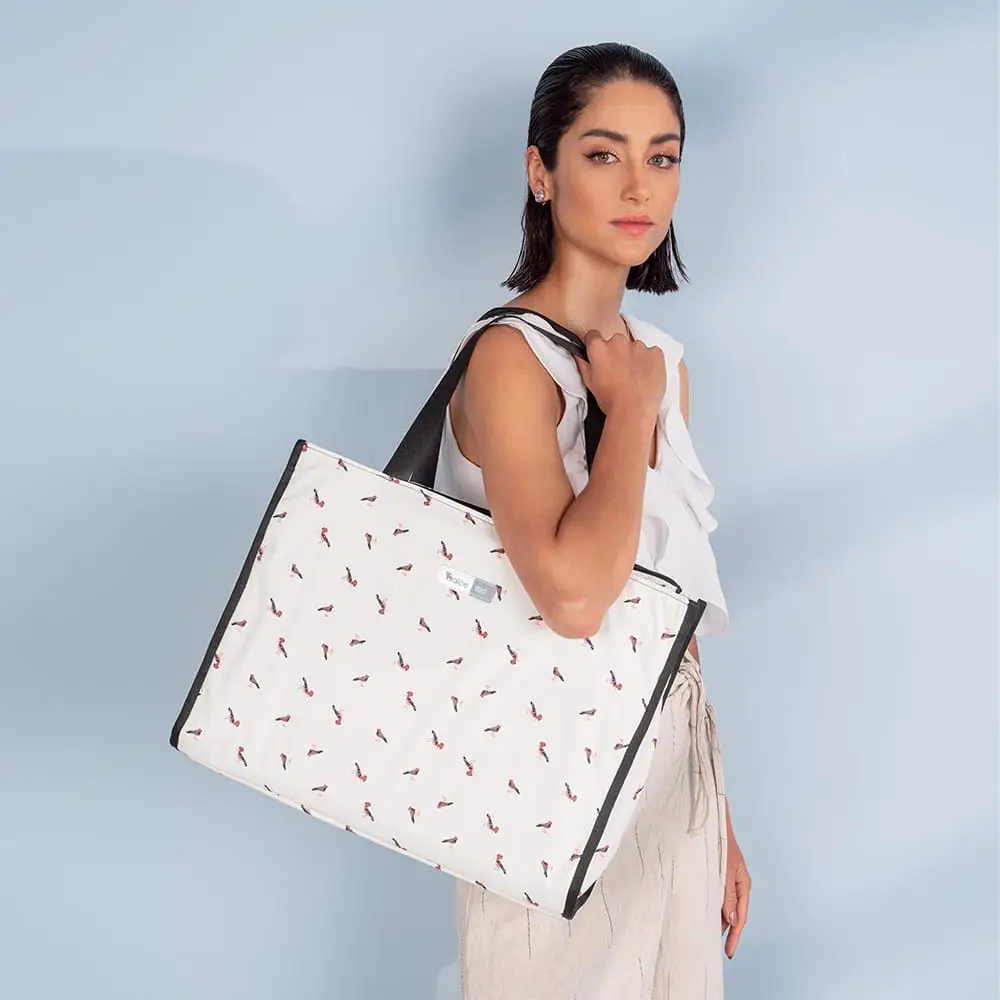 Kit Bolsa Maternidade Alce Bag e Trocador Portátil Passarinho - Miniatura 12