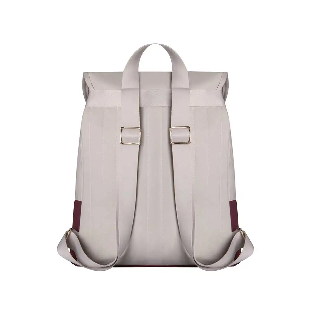 Kit Bolsa Mala e Mochila Maternidade Coleção Cores - Creme e Marsala - Miniatura 13