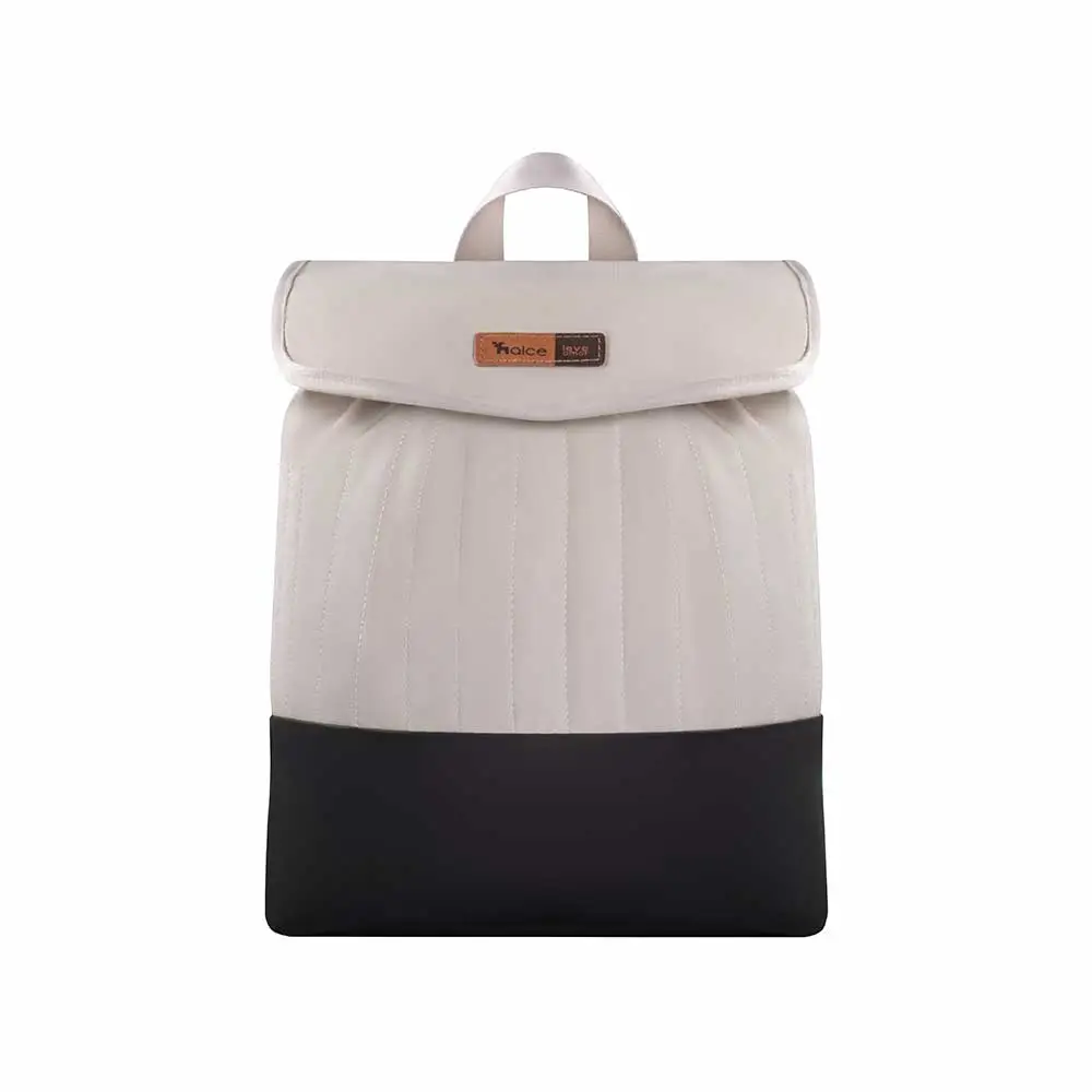 Kit Bolsa Mala e Mochila Maternidade Coleção Cores - Creme e Preto - Miniatura 7