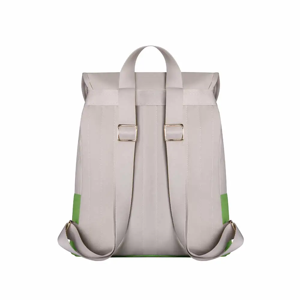 Kit Bolsa Mala e Mochila Maternidade Coleção Cores - Creme e Verde - Miniatura 13