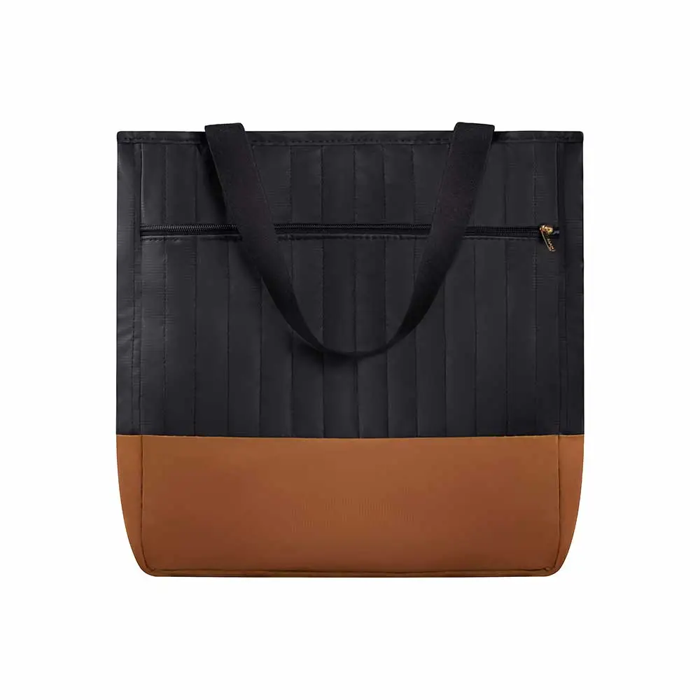 Kit Bolsa Mala e Mochila Maternidade Coleção Cores - Preto e Caramelo - Miniatura 4