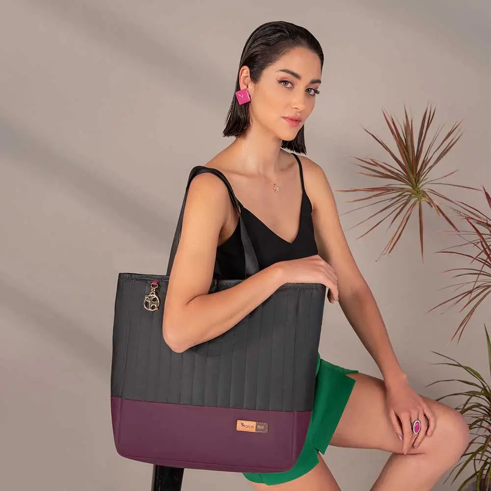 Kit Bolsa Mala e Mochila Maternidade Coleção Cores - Preto e Marsala - Miniatura 20