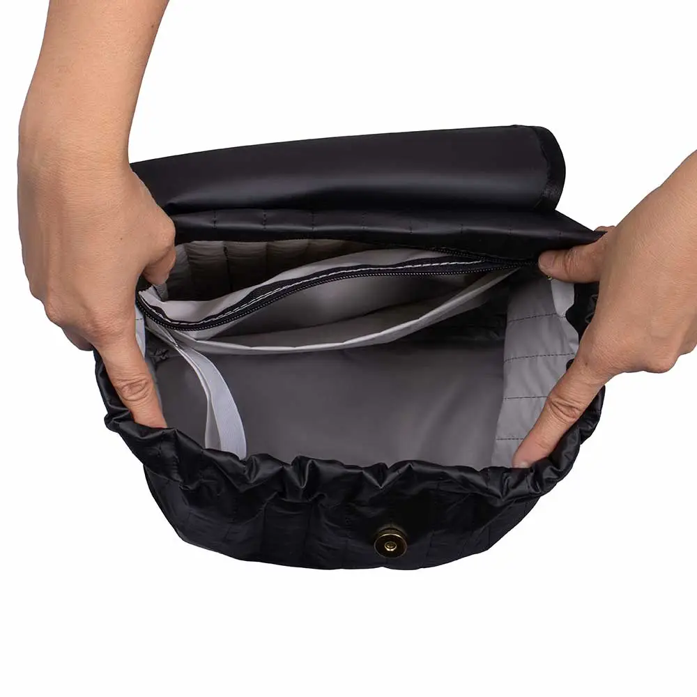 Mochila Maternidade Coleção Cores - Preto e Pink - Miniatura 5