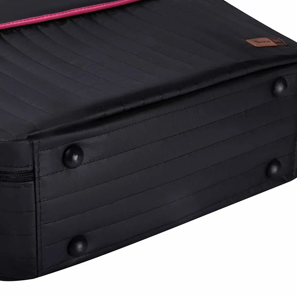 Kit Bolsa Mala e Mochila Maternidade Coleção Cores - Preto e Pink - Miniatura 8