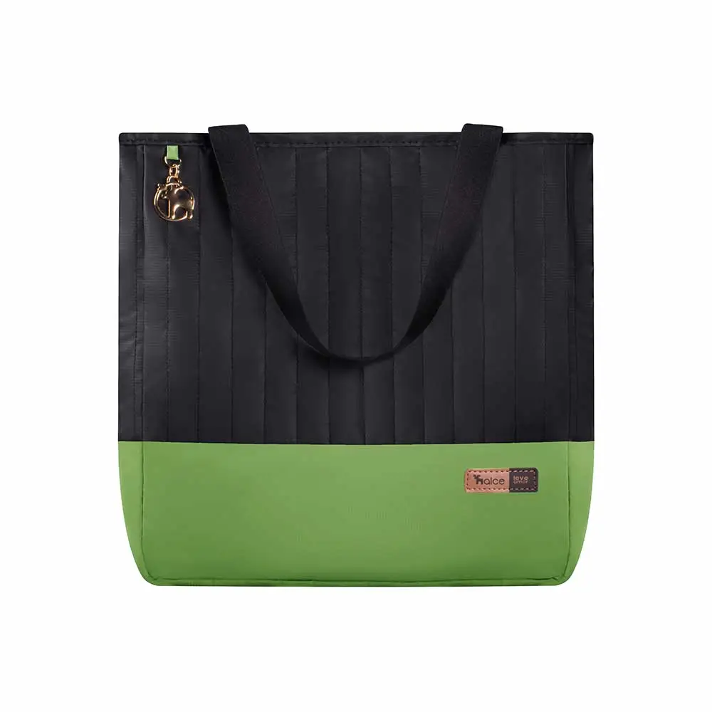 Kit Bolsa Mala e Mochila Maternidade Coleção Cores - Preto e Verde - Miniatura 2