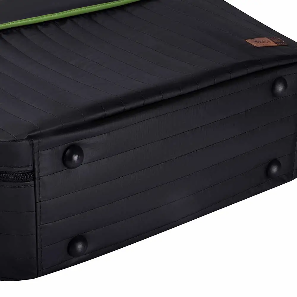 Kit Bolsa Mala e Mochila Maternidade Coleção Cores - Preto e Verde - Miniatura 8