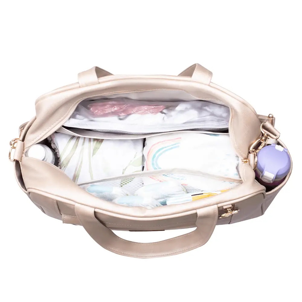 Kit Maternidade Bolsa Mala Mochila Londres Pérola - Miniatura 8