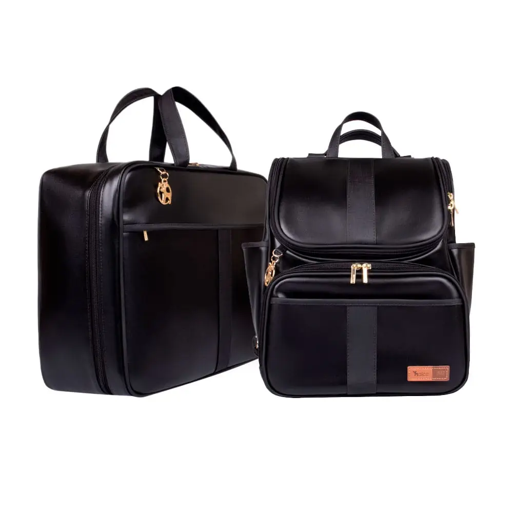 kit-maternidade-mochila-e-mala-lebaby-preta