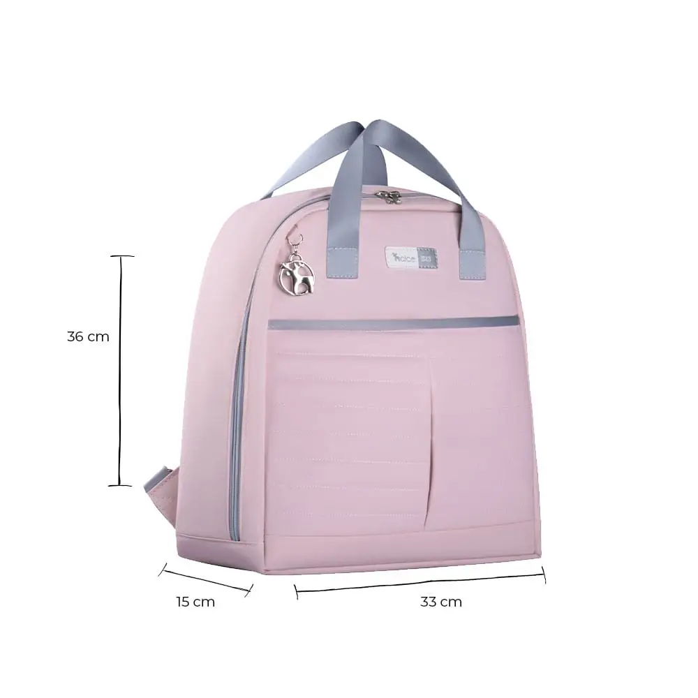 Mochila  Maternidade Coleção Materna Rosa - Miniatura 4
