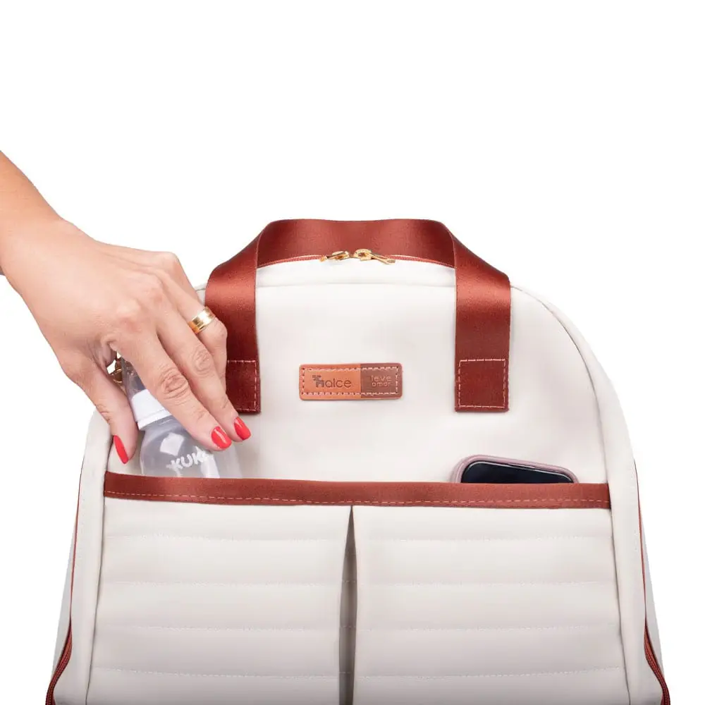 Mochila  Maternidade Coleção Materna Nude - Miniatura 7