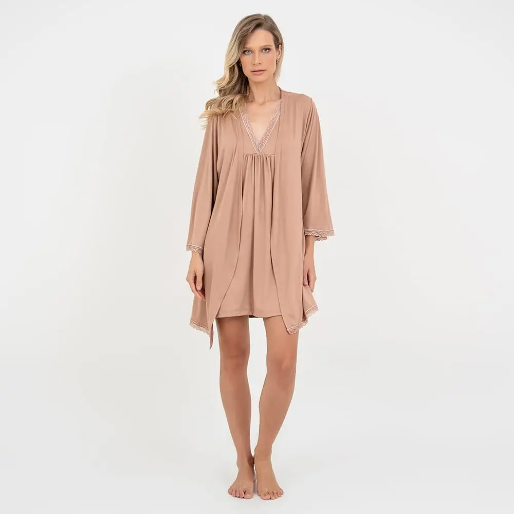 Robe Maternidade Cappuccino - Miniatura 8
