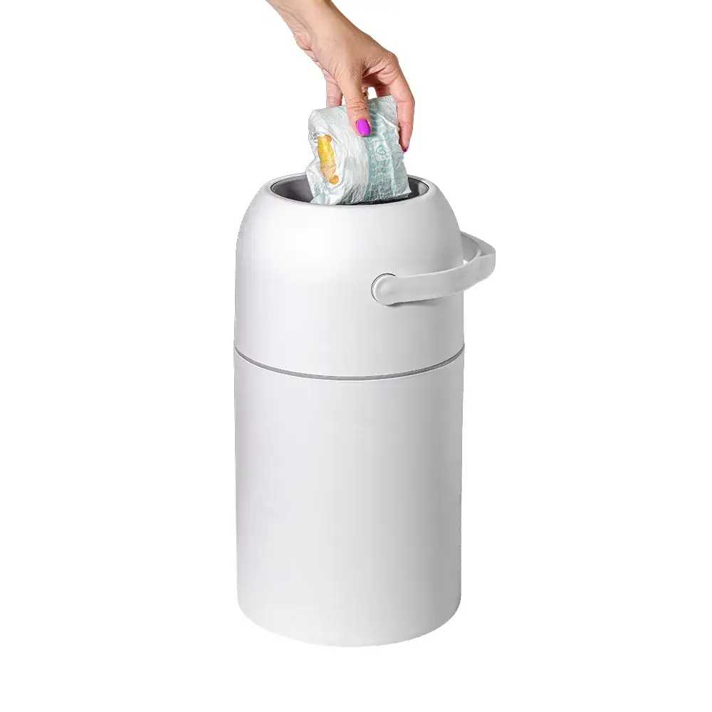 Lixeira 3 em 1 Anti-odor Branca - Miniatura 2