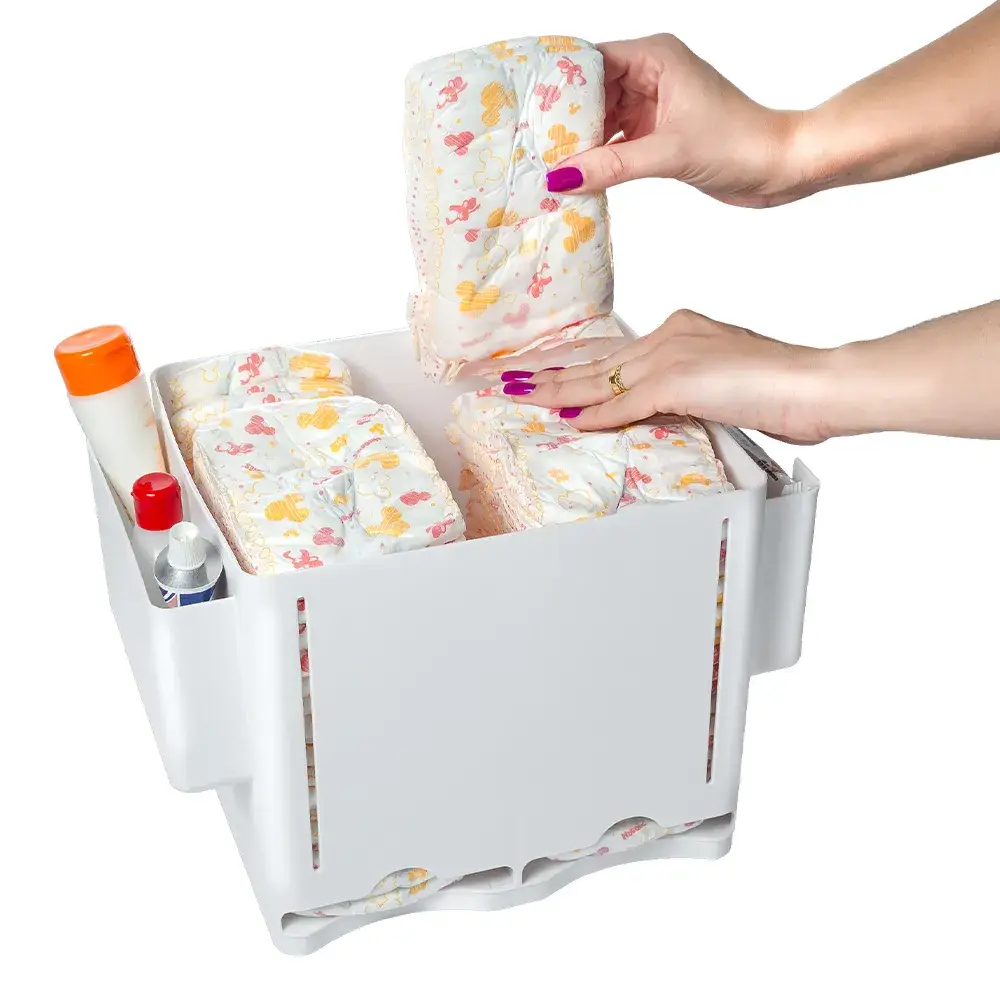Organizador de Fraldas Branco - Miniatura 2