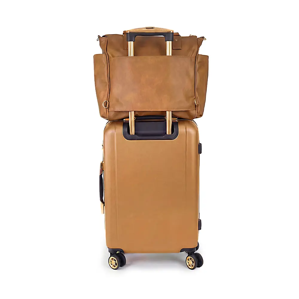 Bolsa Mochila Maternidade 2 em 1 Corah Caramelo - Miniatura 9