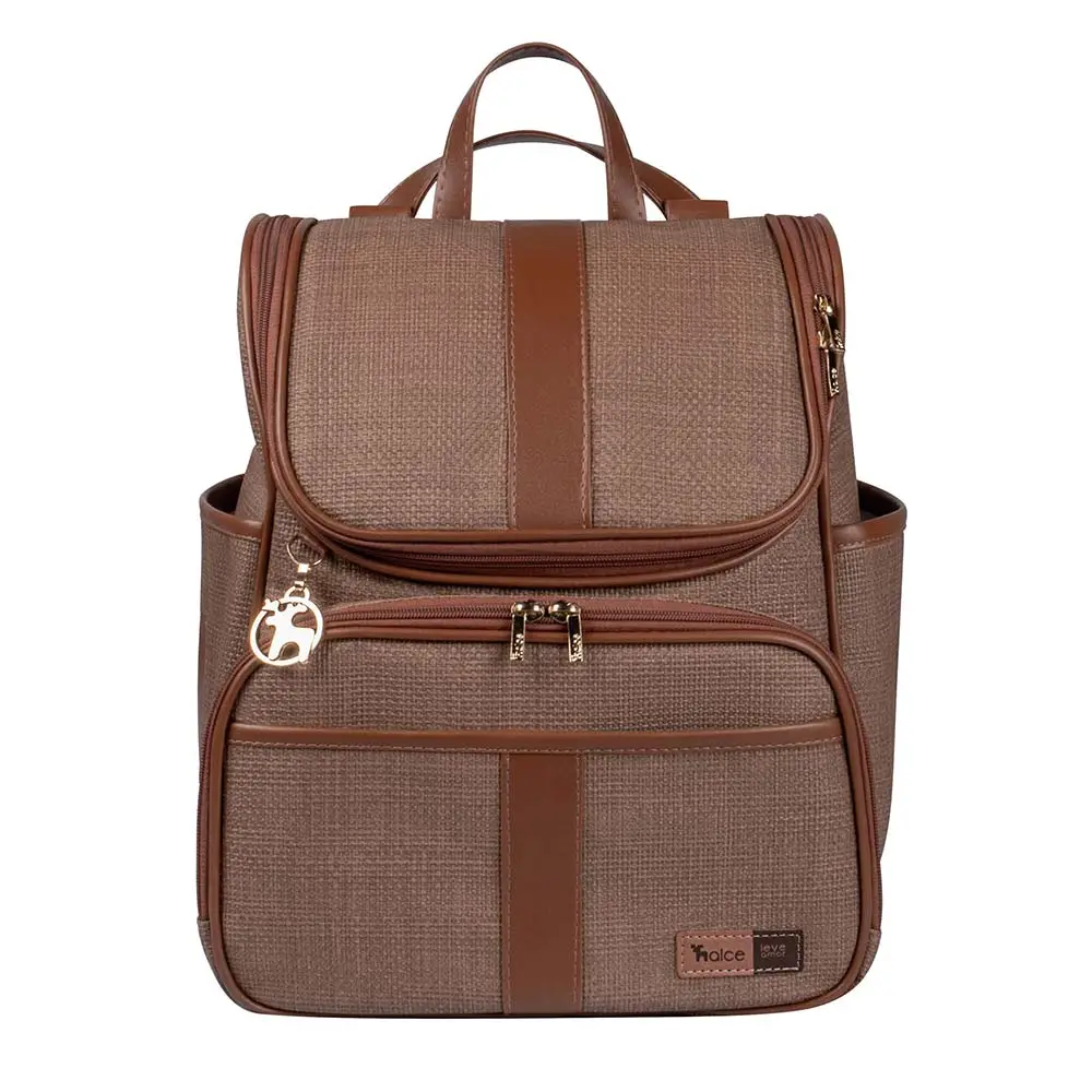 Bolsa Mochila Maternidade Multifuncional Lebaby 2 em 1 Cappuccino - Foto 1