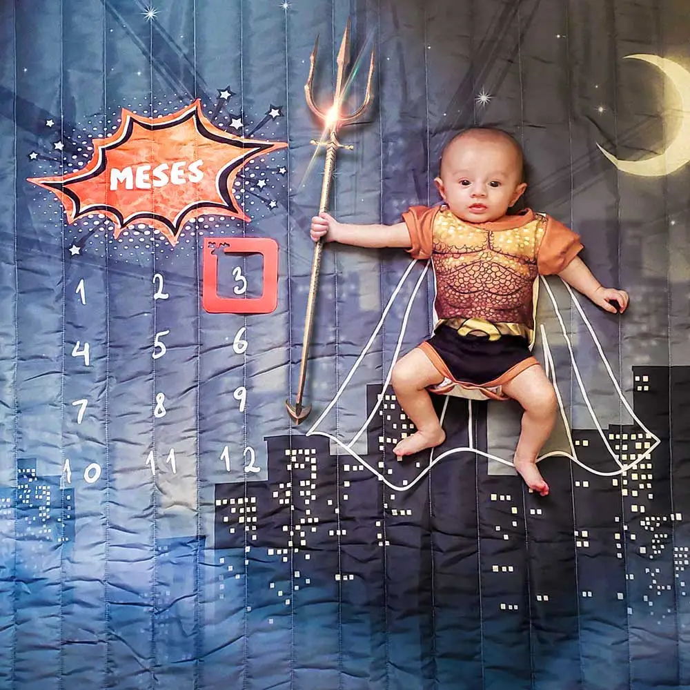 Tapete Mesversário Super Herói - Foto 1