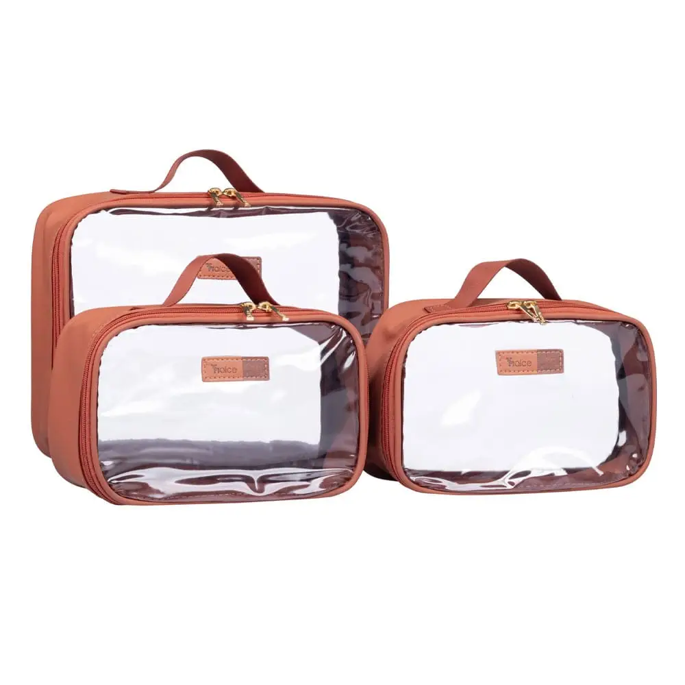 Kit Organizadores de Mala e Bolsa Caramelo - Foto 1